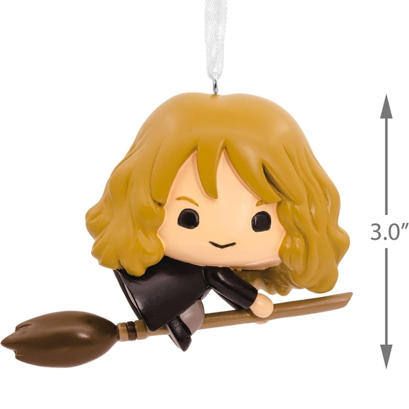 Hallmark Christmas Harry Potter's Hermione Granger on a Broomstick Ornament - Picture 4 of 4